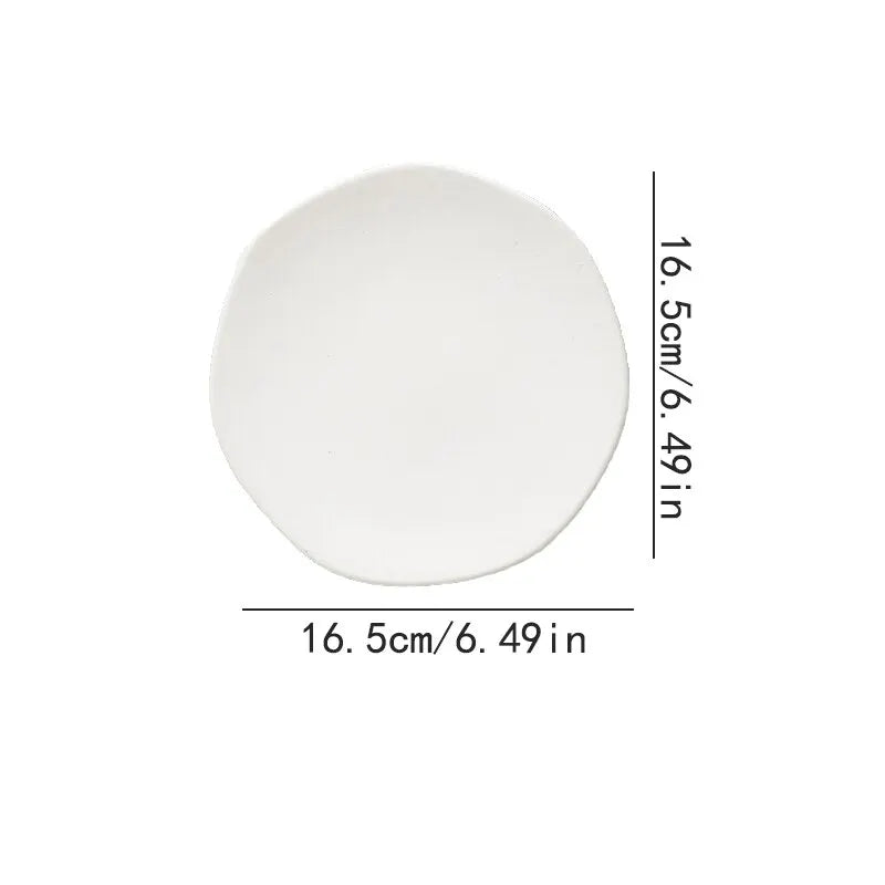 トレー・小物入れ B buguize da 変形石膏プレート パレット アクセサリー収納 テーブル小物置き 撮影小物【mh0004318】