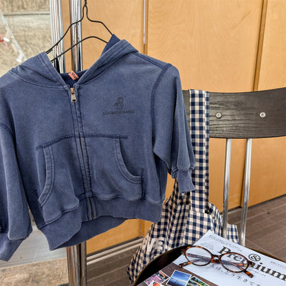 カーディガン・パーカー Blue / 80cm Zip-Up Sweatshirt Jacket ジップアップ スウェットジャケット【mh0012132】