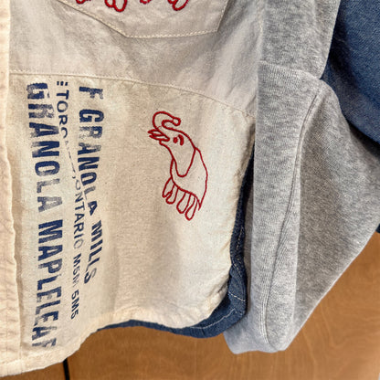 長袖シャツ・ブラウス Embroidered Children's Shirt 刺繍入り キッズシャツ【mh0012125】