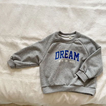 トレーナー・フーディ Light Gray / 80cm 英字ロゴプリントスウェットシャツ【mh0011231】