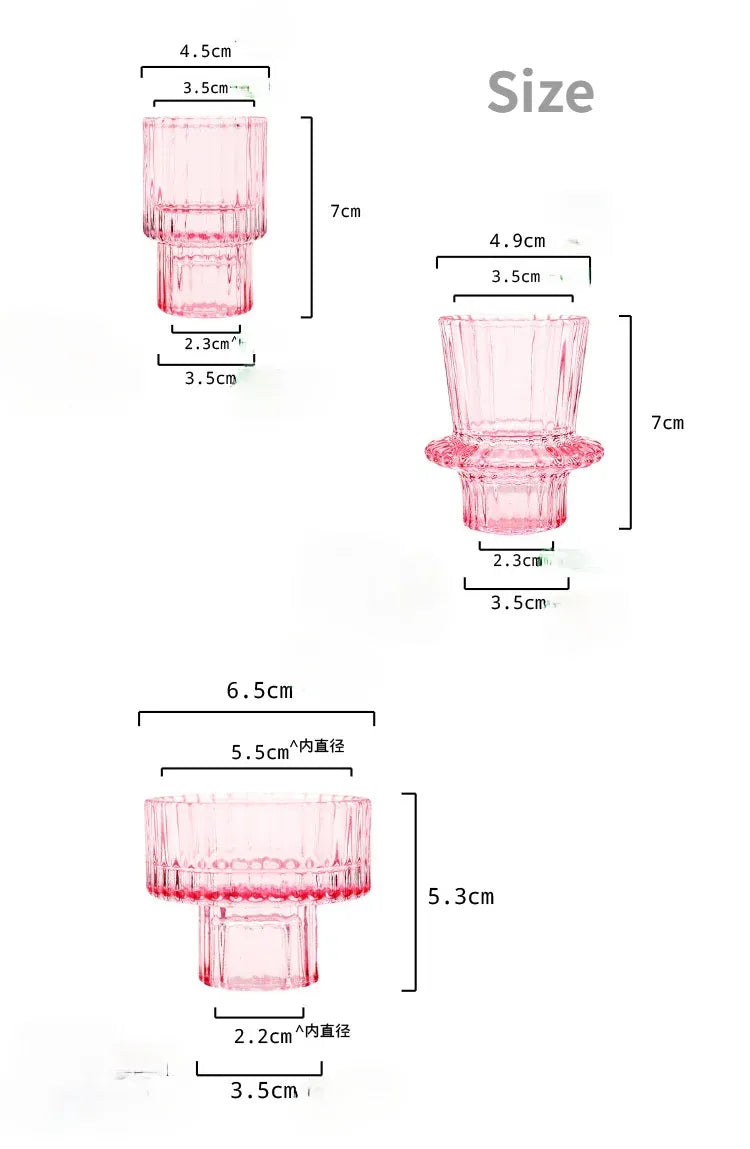 燭台 # キャンドルホルダー 北欧風ティーライトホルダー キャンドルスタンド ロマンチック ホームデコレーション クリスタルガラス【mh0005800】