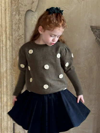 スカート デニムプレッピープリーツスカート【mh0011225】