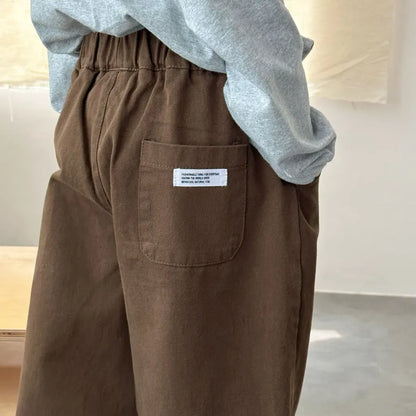 ロングパンツ・スウェットパンツ リラックスワイドストレートパンツ【mh0011230】