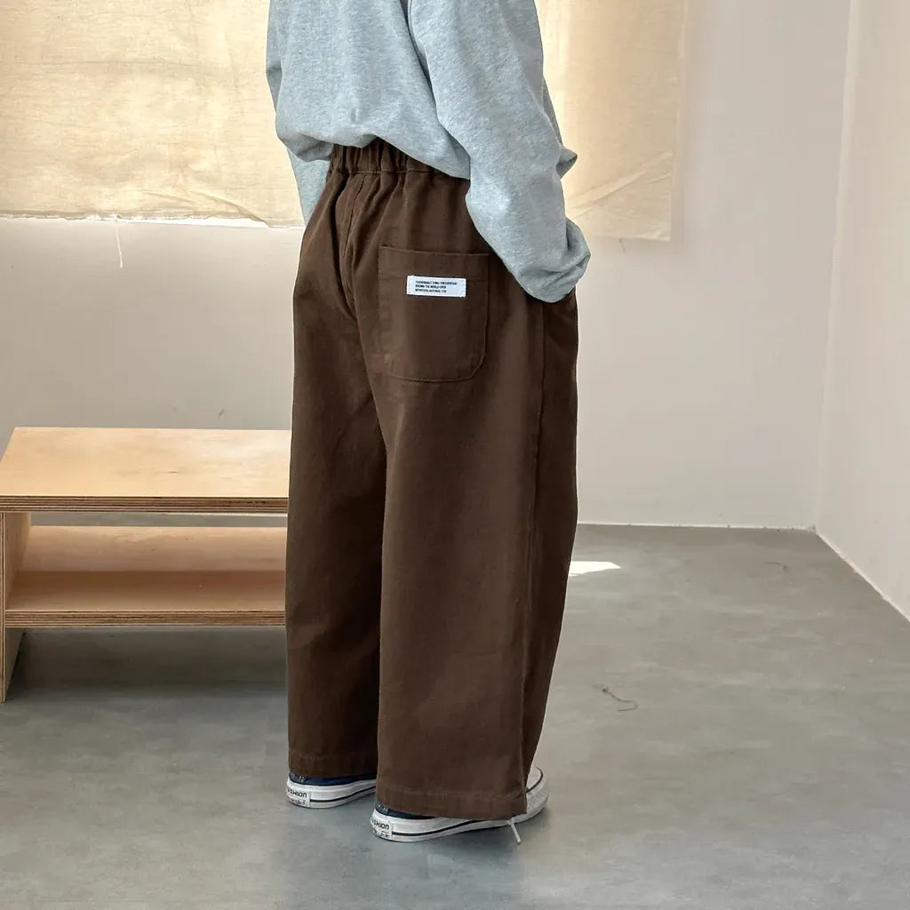 ロングパンツ・スウェットパンツ リラックスワイドストレートパンツ【mh0011230】