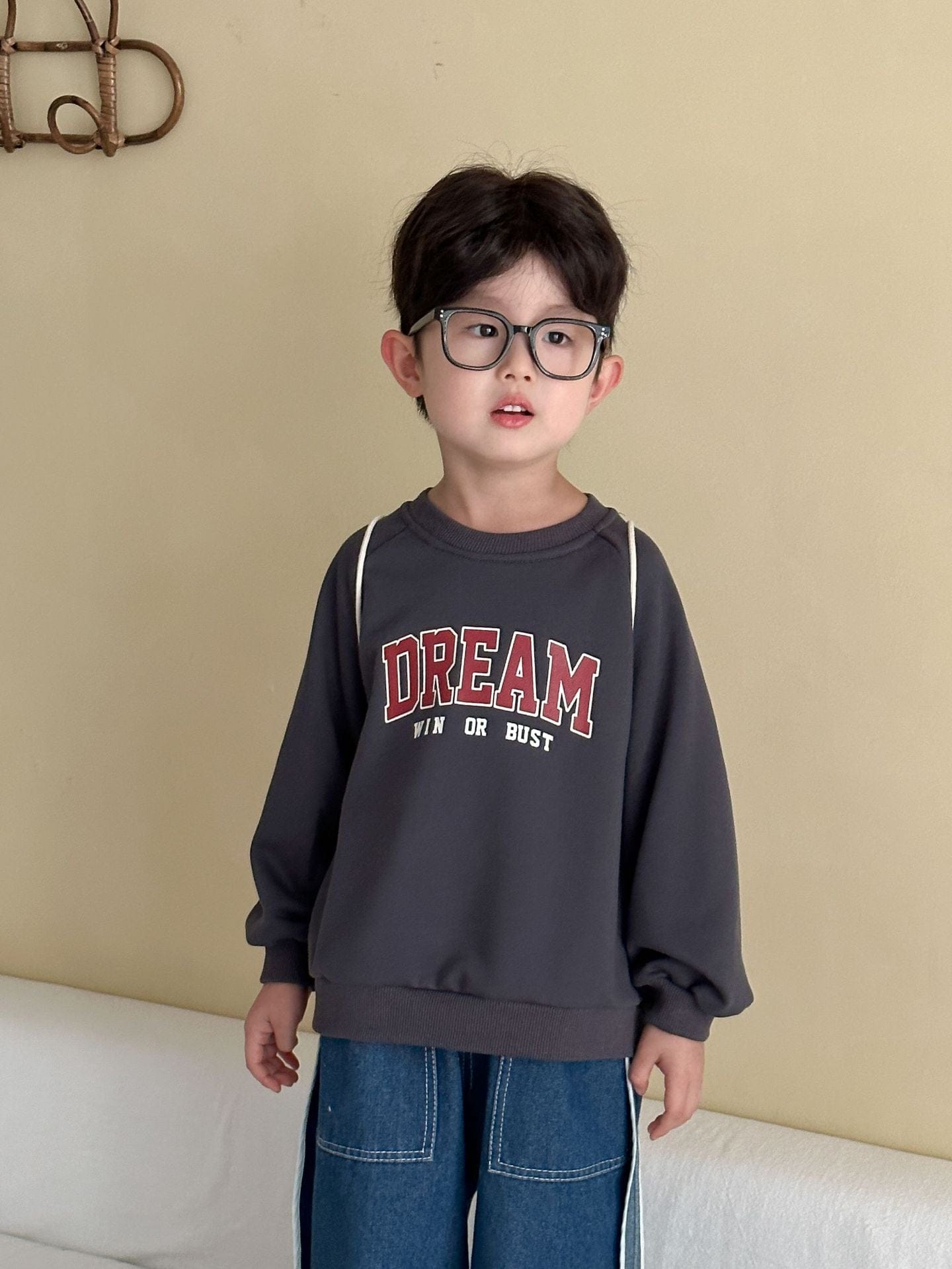 トレーナー・フーディ 英字ロゴプリントスウェットシャツ【mh0011231】