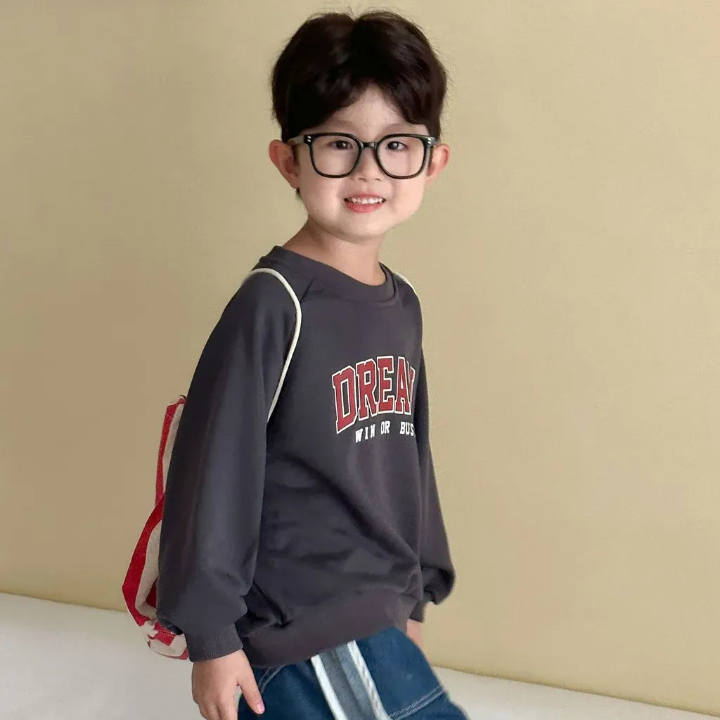 トレーナー・フーディ 英字ロゴプリントスウェットシャツ【mh0011231】