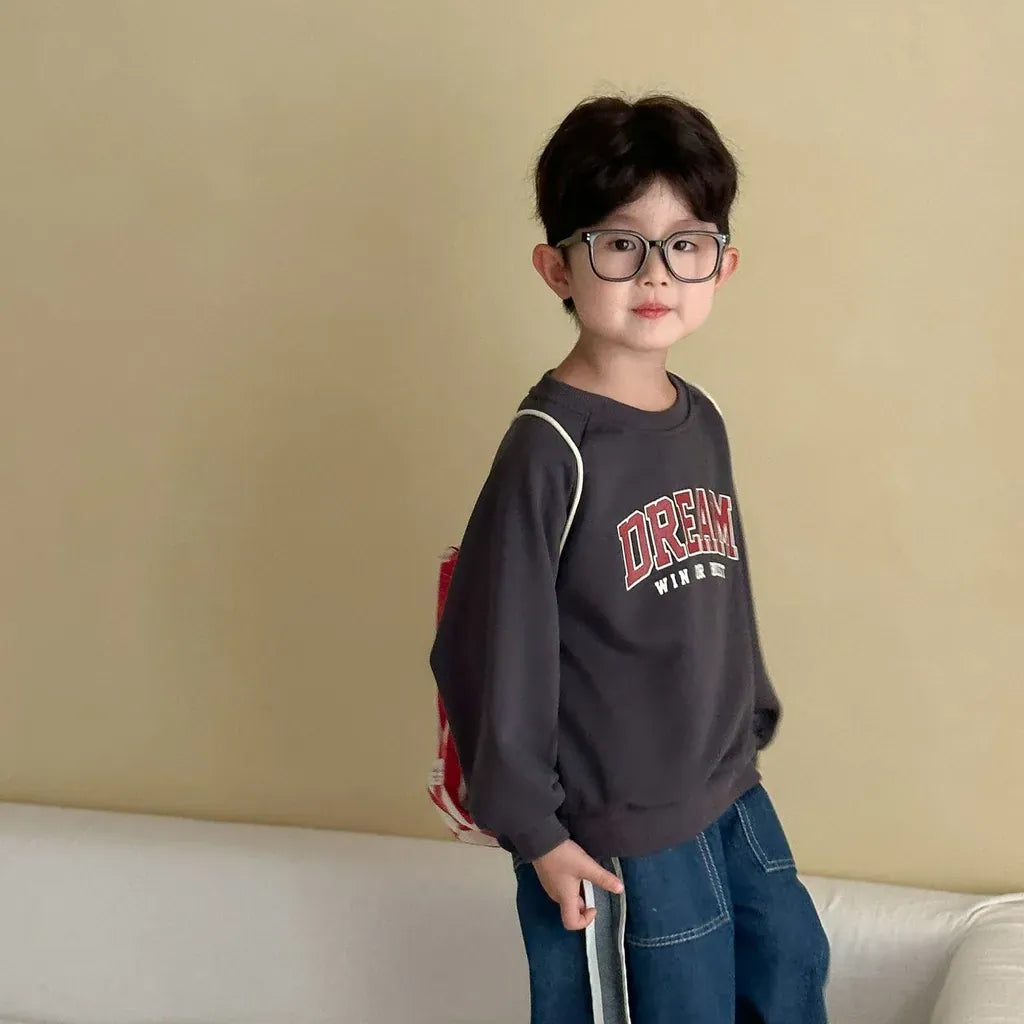 トレーナー・フーディ 英字ロゴプリントスウェットシャツ【mh0011231】