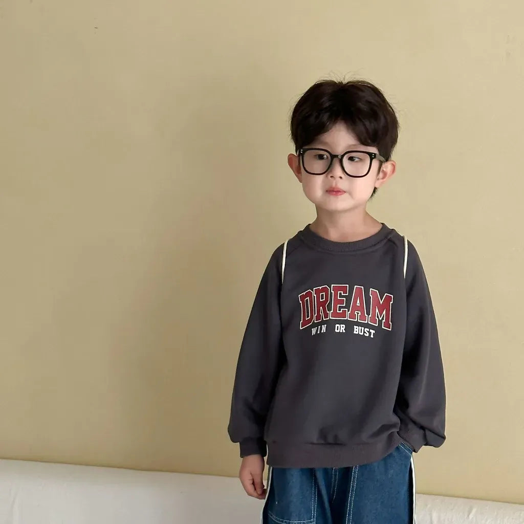 トレーナー・フーディ 英字ロゴプリントスウェットシャツ【mh0011231】