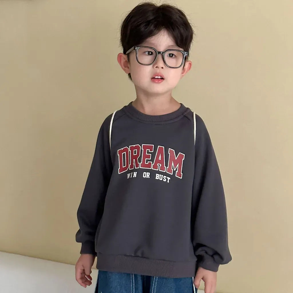 トレーナー・フーディ 英字ロゴプリントスウェットシャツ【mh0011231】