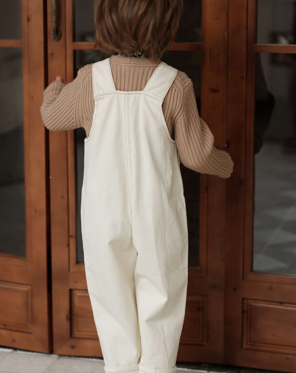 オーバーオール オーバーオール イラスト刺繍 サスペンダーパンツ つなぎ【mh0011556】