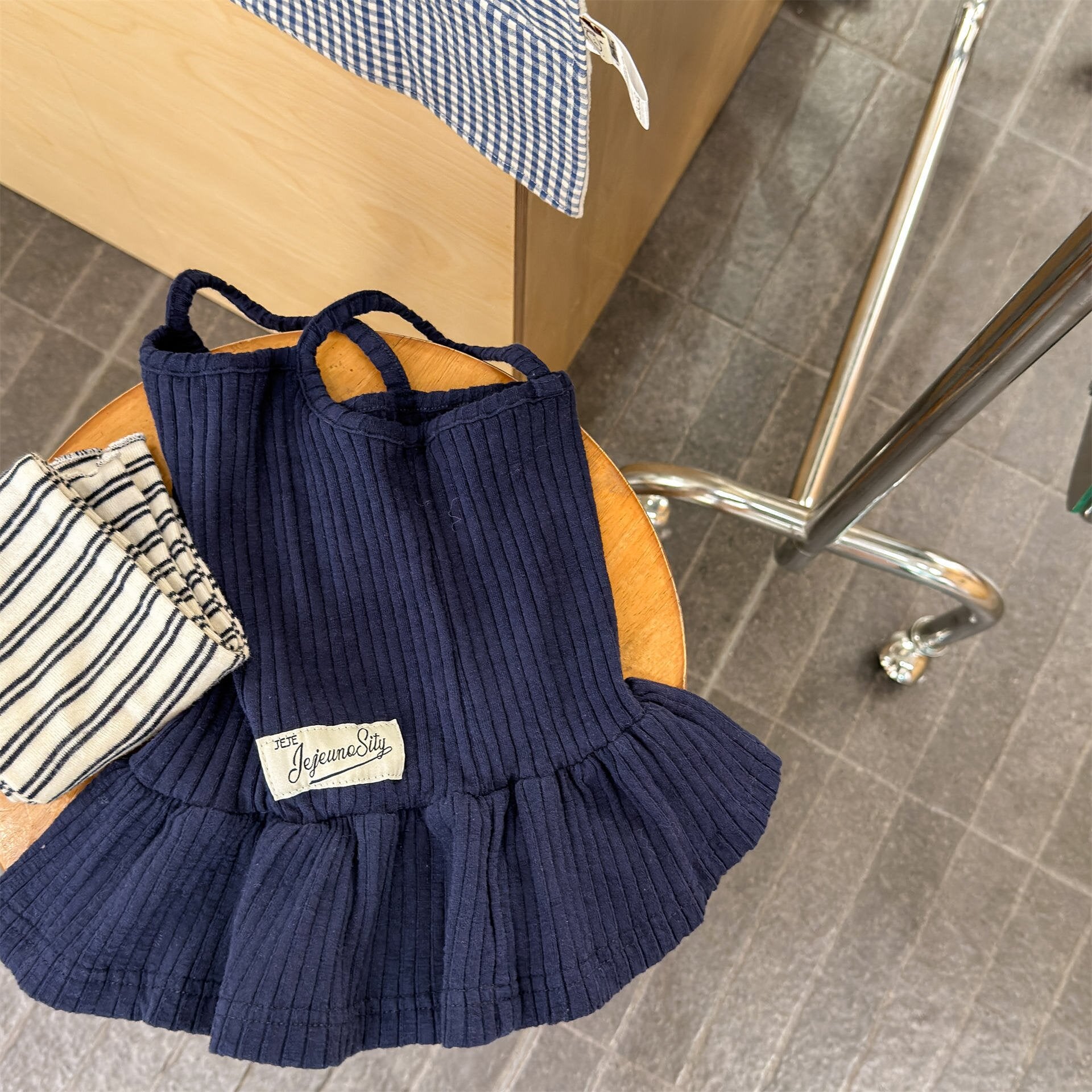 タンクトップ・キャミソール・ノースリーブトップス Navy / 80cm Sleeveless Camisole Top ノースリーブ キャミソールトップス【mh0012130】