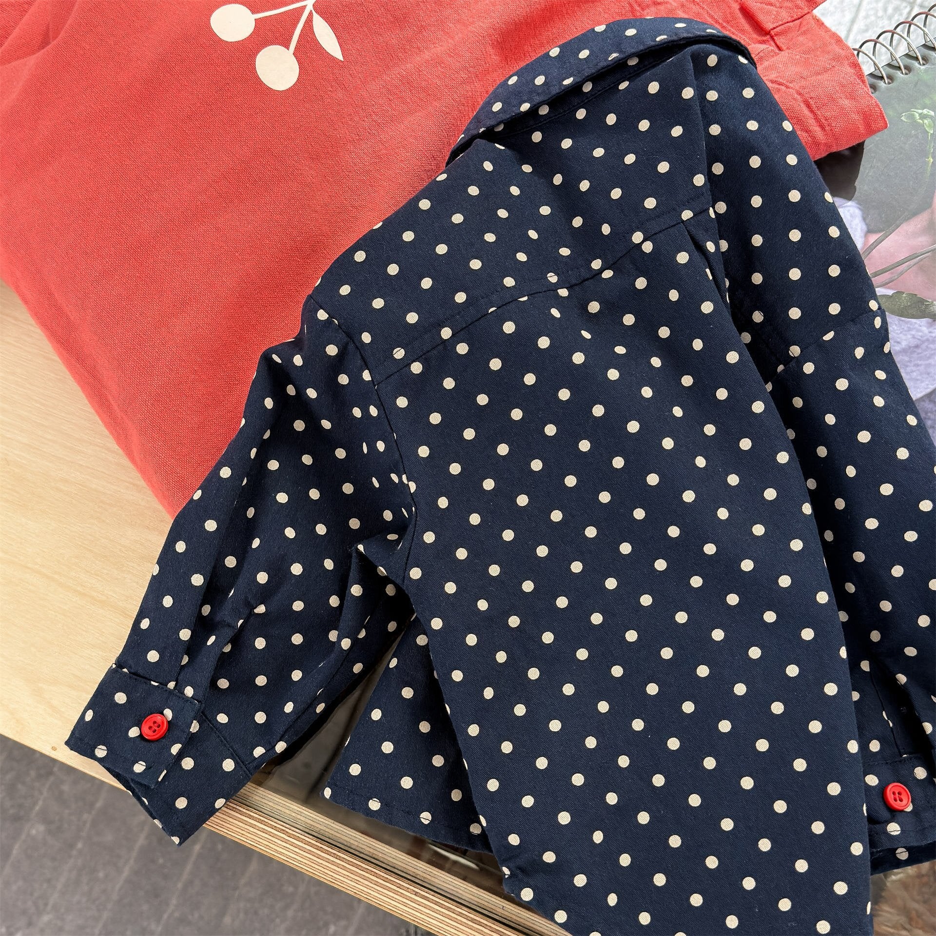 長袖シャツ・ブラウス Printed Children's Shirt プリント キッズシャツ【mh0012131】