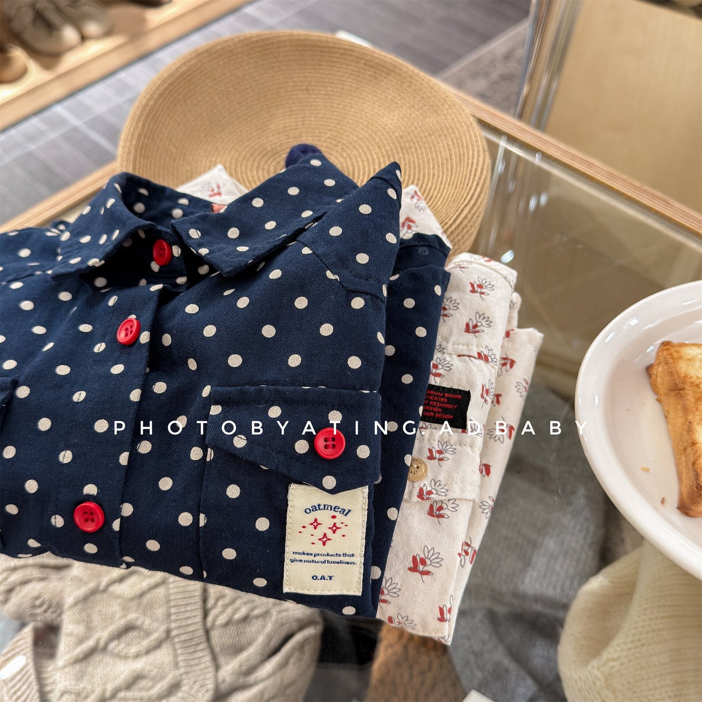 長袖シャツ・ブラウス Printed Children's Shirt プリント キッズシャツ【mh0012131】