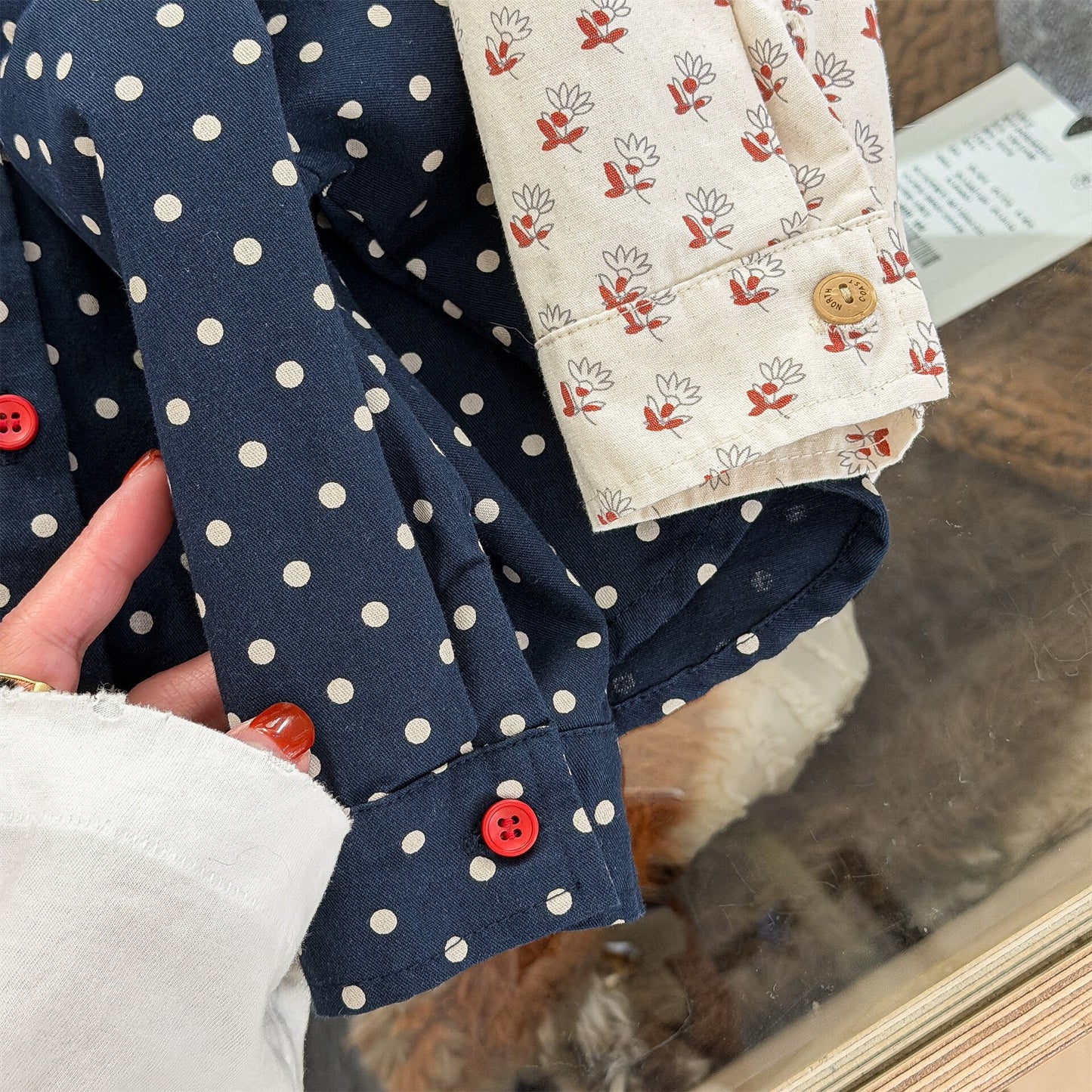 長袖シャツ・ブラウス Printed Children's Shirt プリント キッズシャツ【mh0012131】