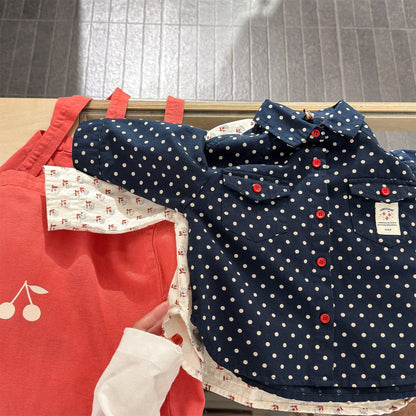 長袖シャツ・ブラウス Printed Children's Shirt プリント キッズシャツ【mh0012131】