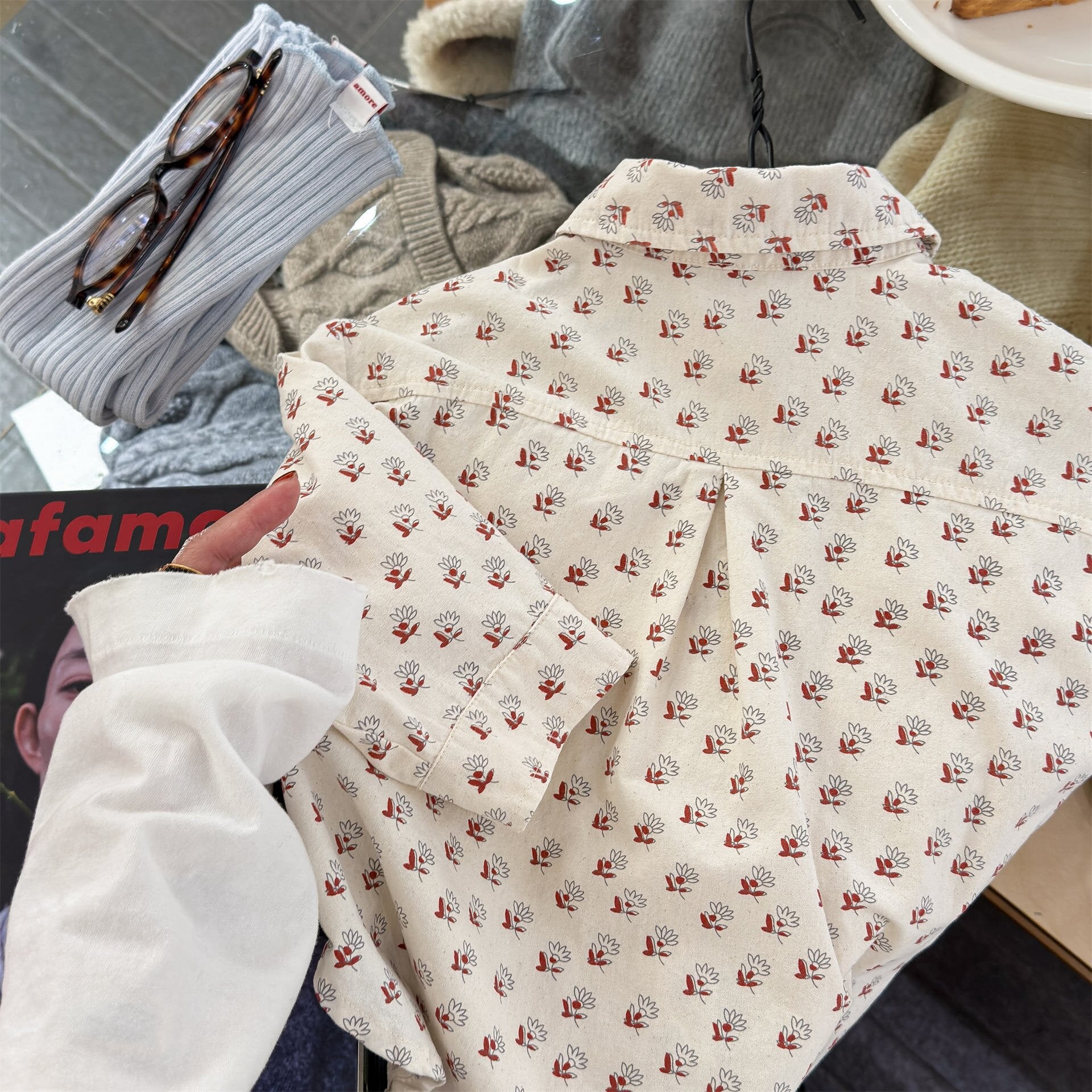長袖シャツ・ブラウス Printed Children's Shirt プリント キッズシャツ【mh0012131】