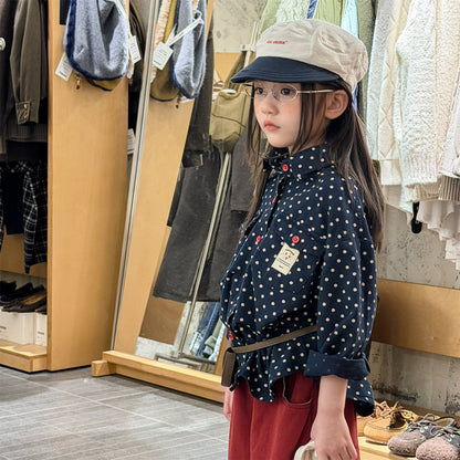 長袖シャツ・ブラウス Printed Children's Shirt プリント キッズシャツ【mh0012131】
