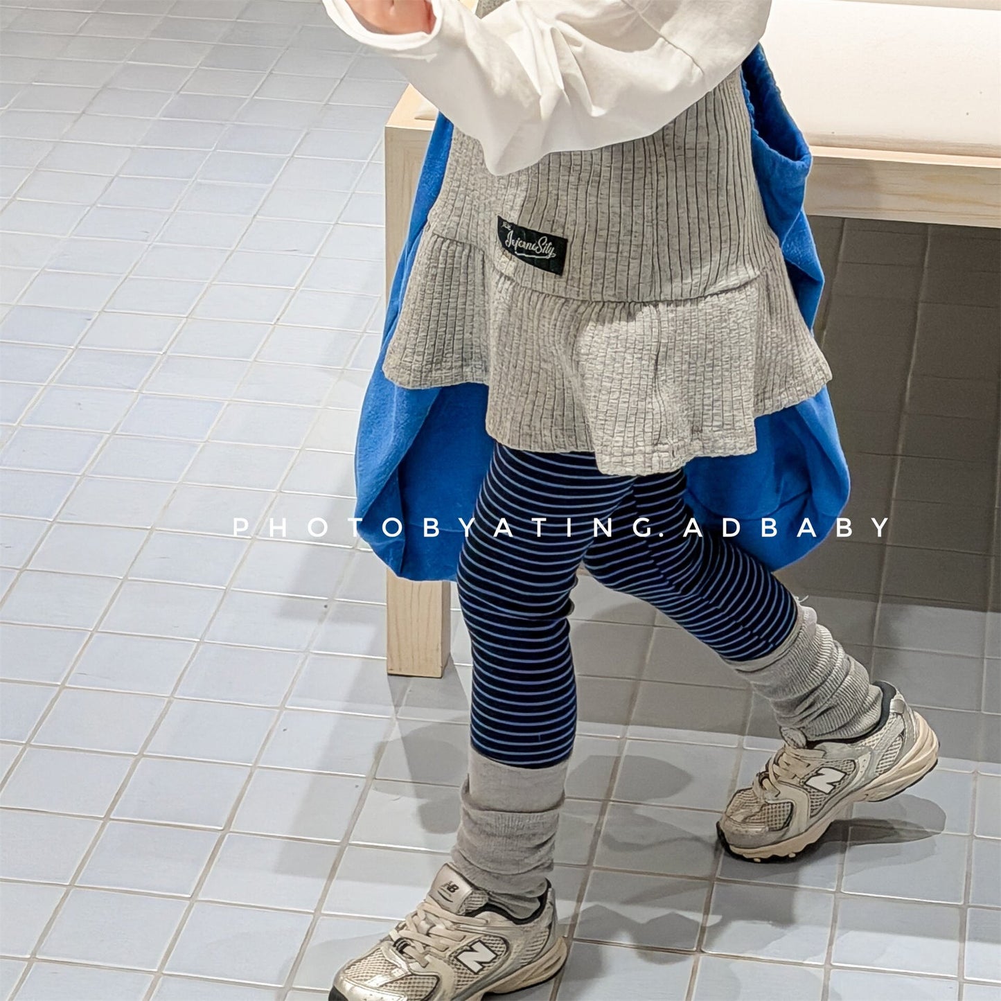 レギンスパンツ Striped Cotton Leggings ボーダー柄 レギンスパンツ【mh0012134】