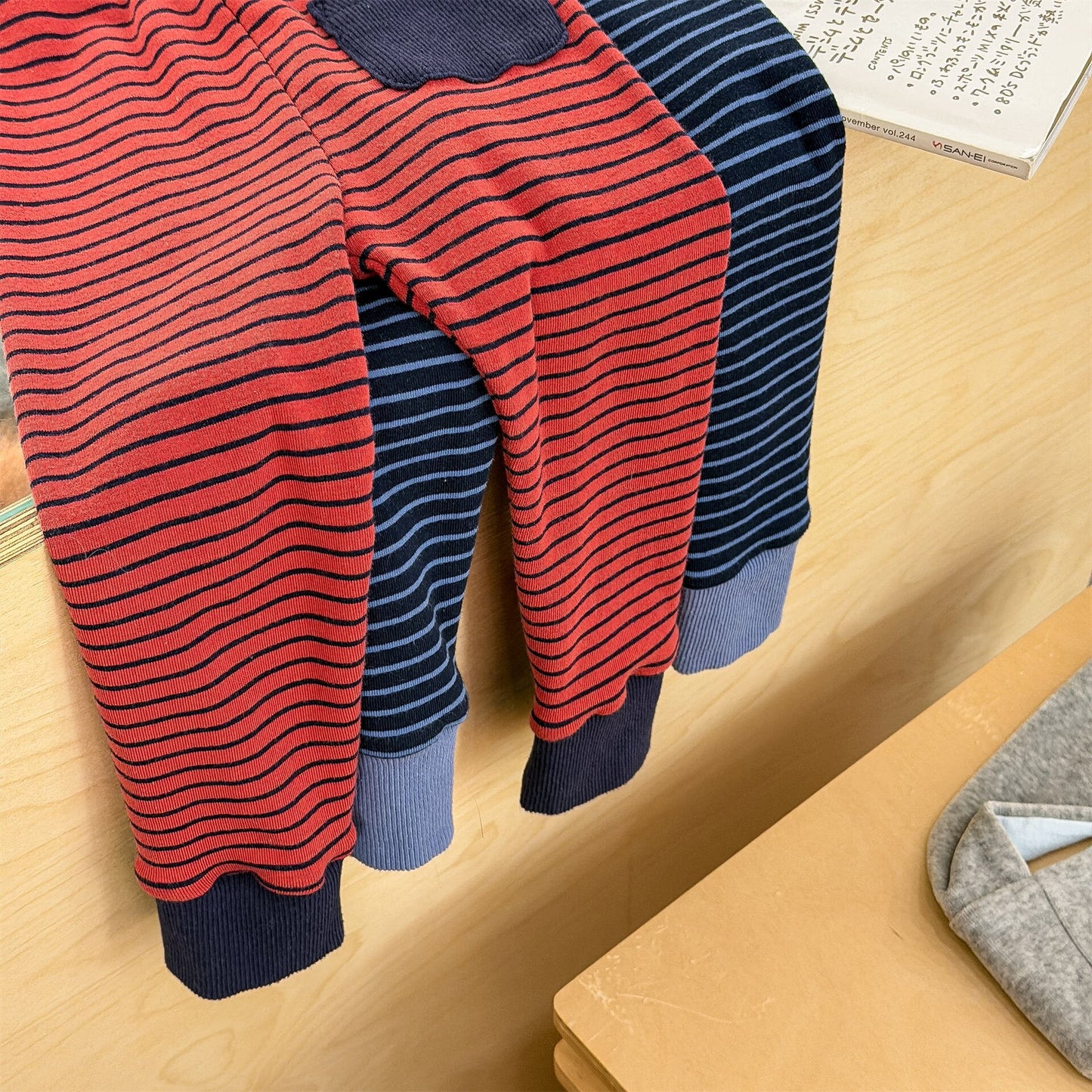 レギンスパンツ Striped Cotton Leggings ボーダー柄 レギンスパンツ【mh0012134】