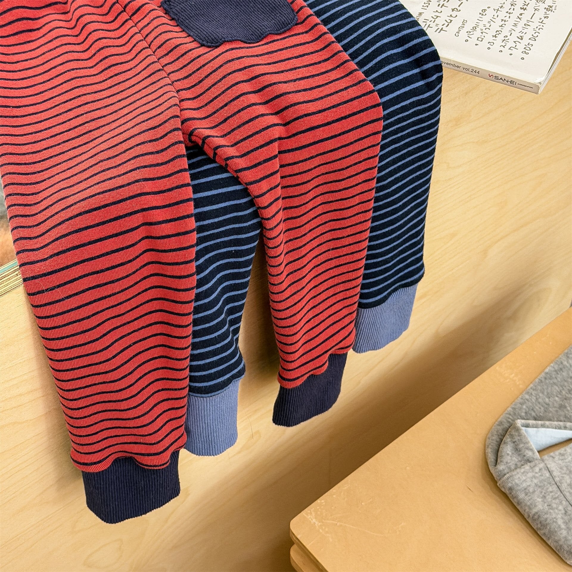 レギンスパンツ Striped Cotton Leggings ボーダー柄 レギンスパンツ【mh0012134】
