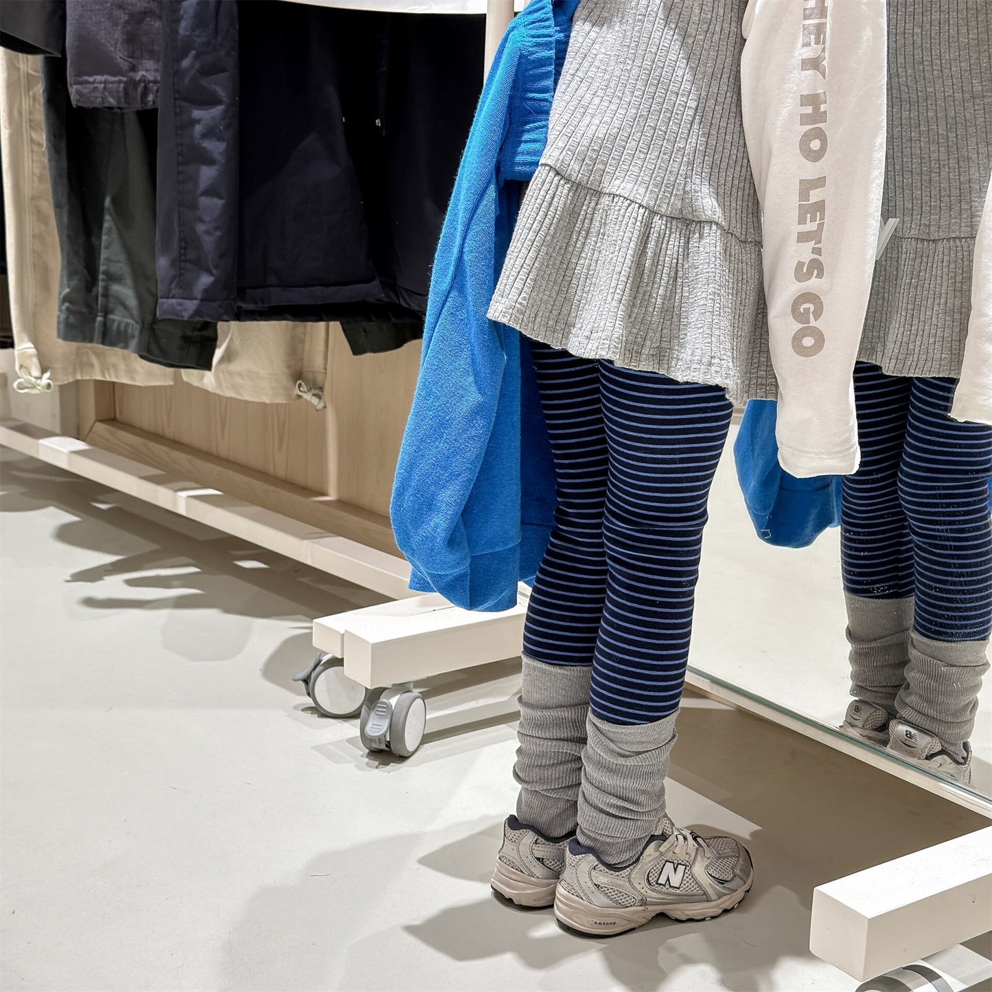 レギンスパンツ Striped Cotton Leggings ボーダー柄 レギンスパンツ【mh0012134】