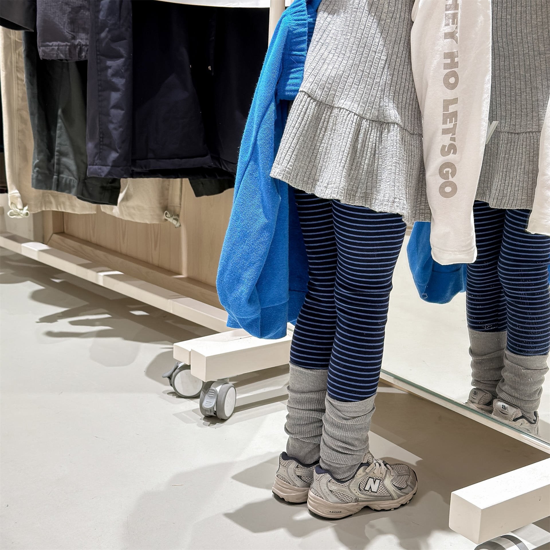 レギンスパンツ Striped Cotton Leggings ボーダー柄 レギンスパンツ【mh0012134】