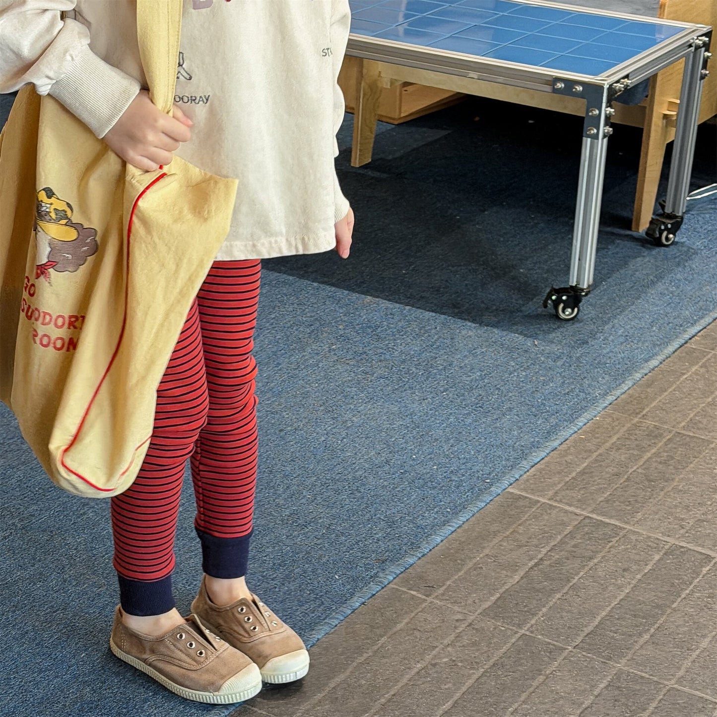 レギンスパンツ Striped Cotton Leggings ボーダー柄 レギンスパンツ【mh0012134】