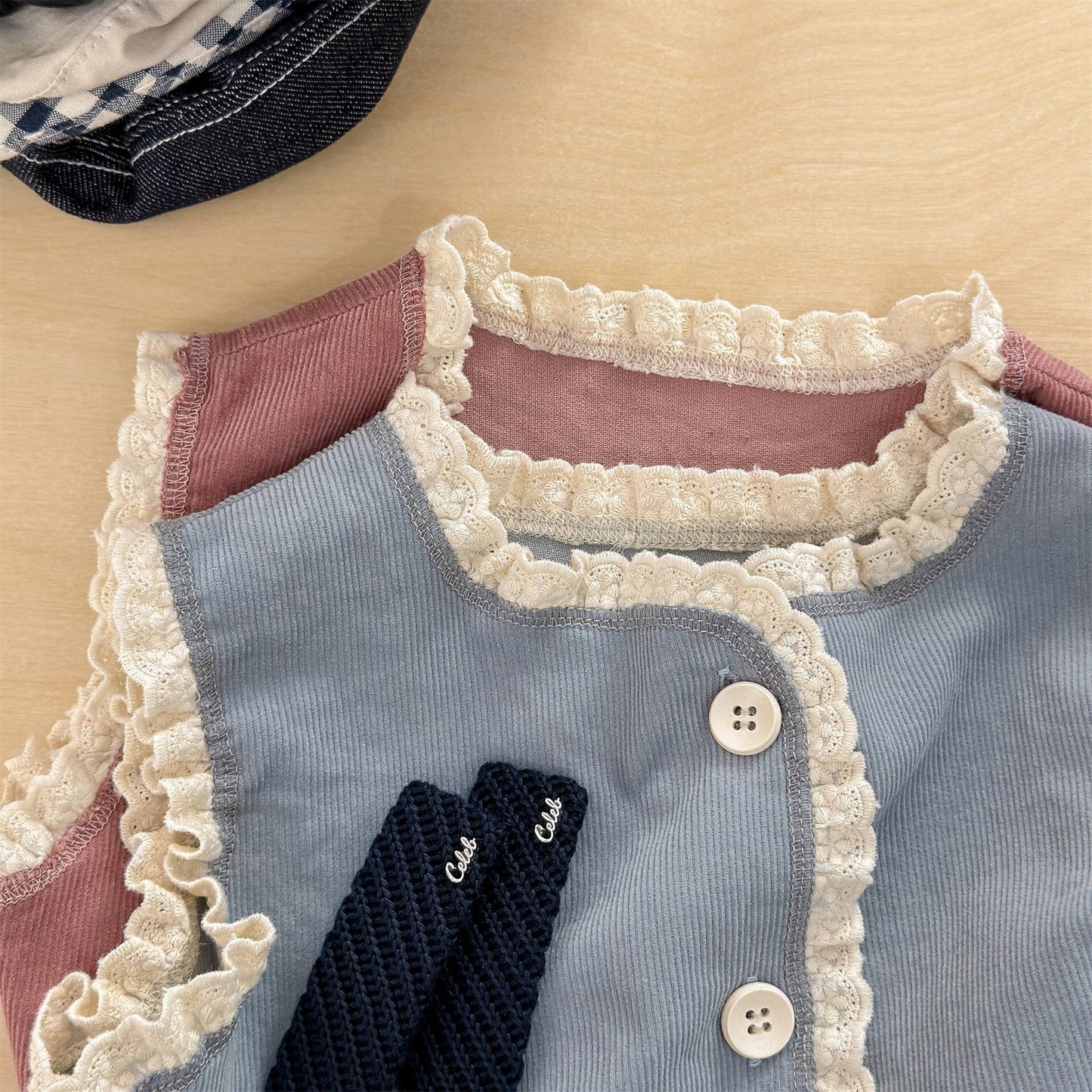 ベスト V-Neck Knitted Vest Vネック ニットベスト【mh0012129】