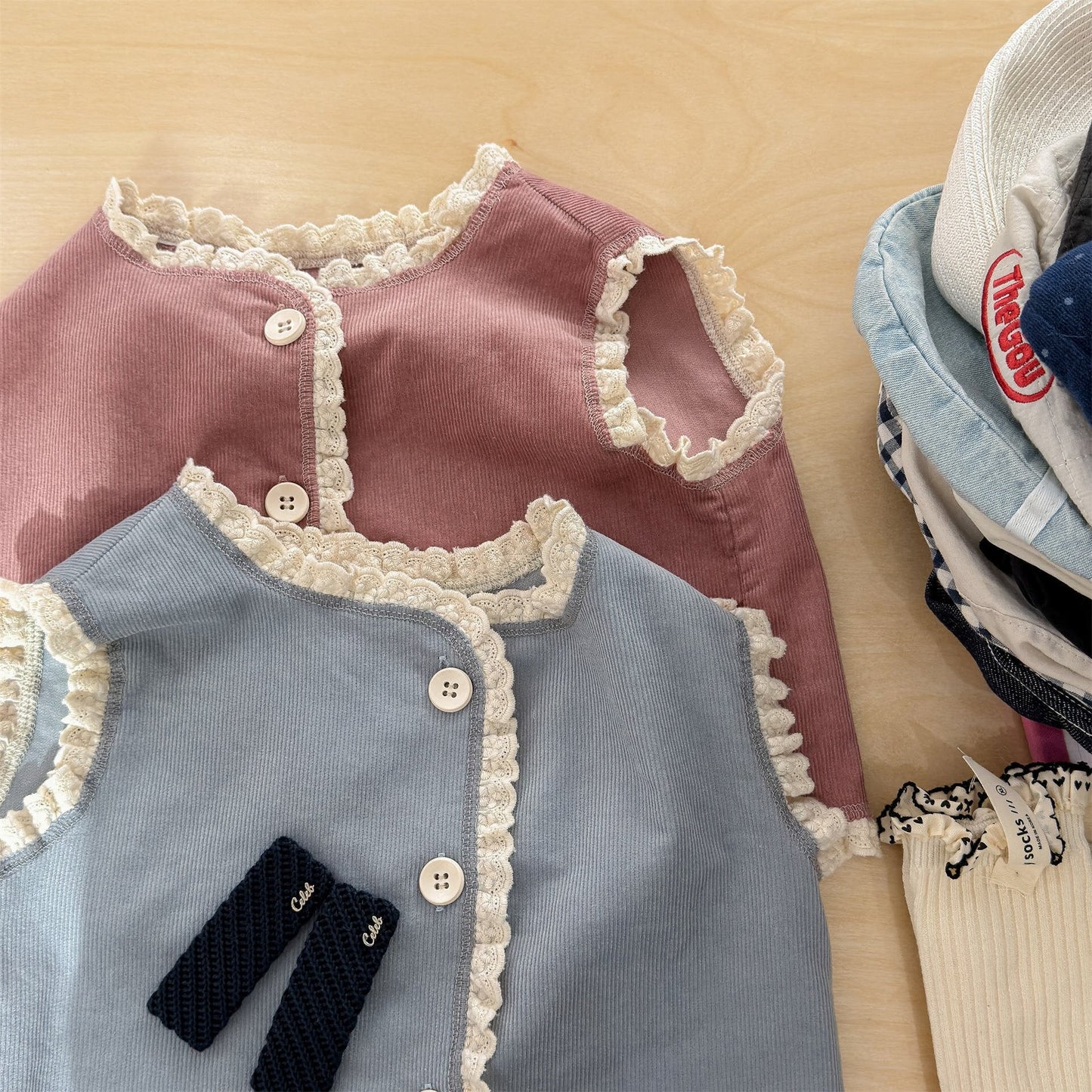 ベスト V-Neck Knitted Vest Vネック ニットベスト【mh0012129】