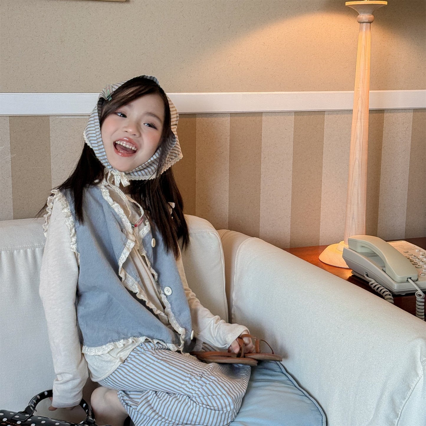 ベスト V-Neck Knitted Vest Vネック ニットベスト【mh0012129】