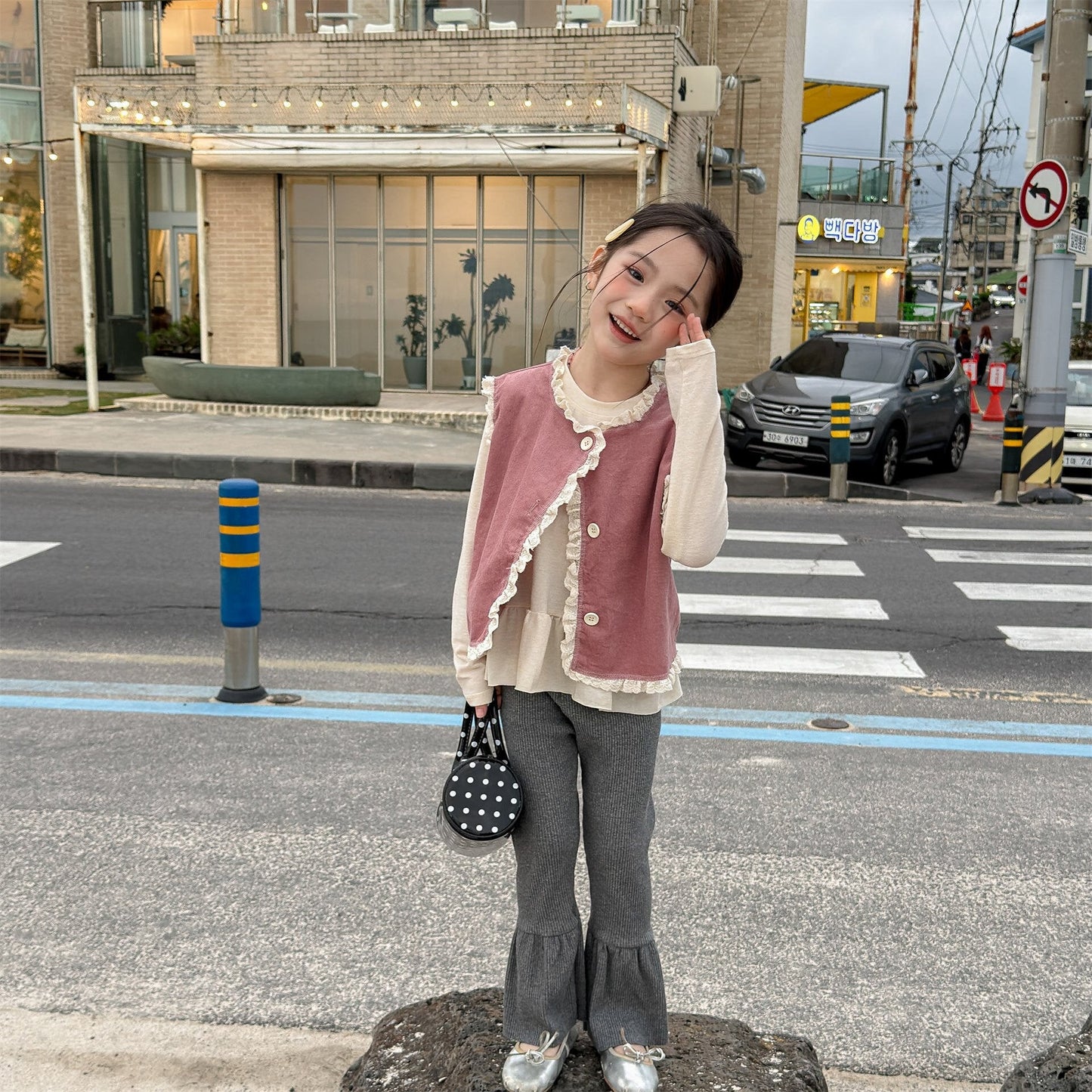 ベスト V-Neck Knitted Vest Vネック ニットベスト【mh0012129】