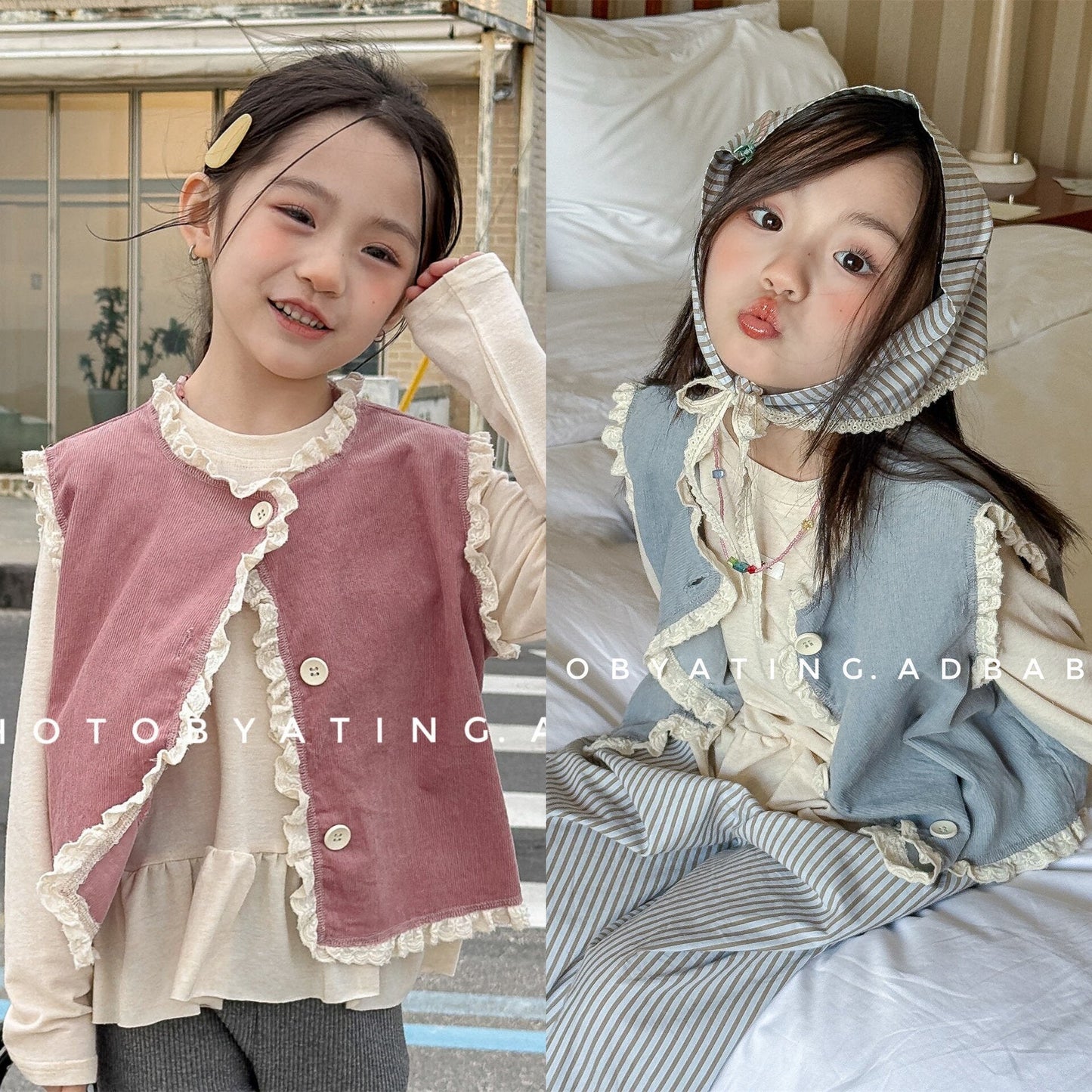 ベスト V-Neck Knitted Vest Vネック ニットベスト【mh0012129】