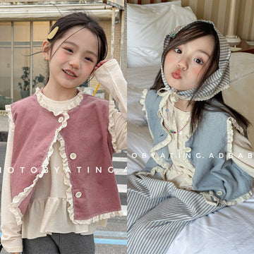 ベスト V-Neck Knitted Vest Vネック ニットベスト【mh0012129】