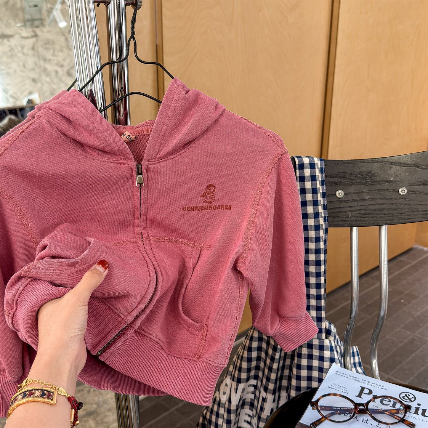 カーディガン・パーカー Zip-Up Sweatshirt Jacket ジップアップ スウェットジャケット【mh0012132】