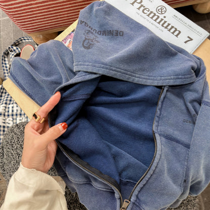 カーディガン・パーカー Zip-Up Sweatshirt Jacket ジップアップ スウェットジャケット【mh0012132】