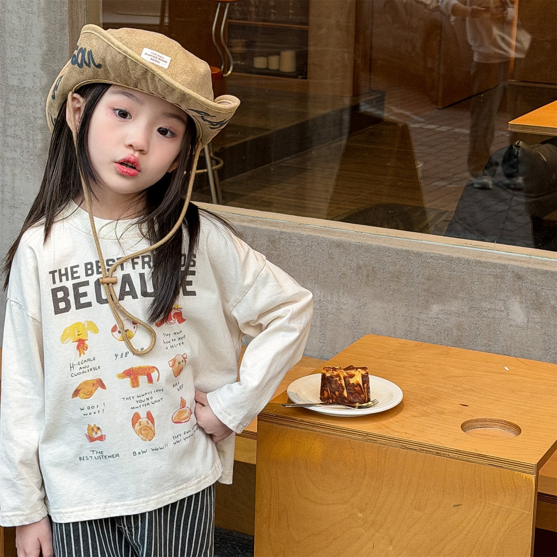 長袖Tシャツ Long-Sleeve Casual Sweatshirt 長袖 カジュアルスウェット【mh0012133】