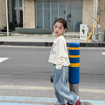 長袖Tシャツ Long-Sleeve Cotton Sweatshirt 長袖 コットン スウェットシャツ【mh0012126】