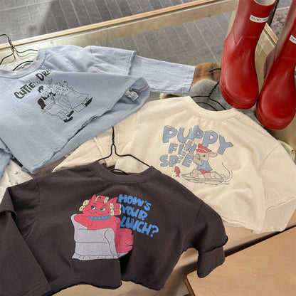 長袖Tシャツ Long-Sleeve Cotton Sweatshirt 長袖 コットン スウェットシャツ【mh0012126】