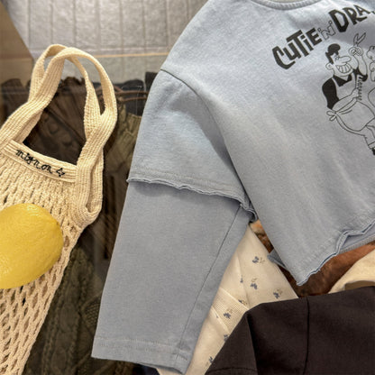 長袖Tシャツ Long-Sleeve Cotton Sweatshirt 長袖 コットン スウェットシャツ【mh0012126】