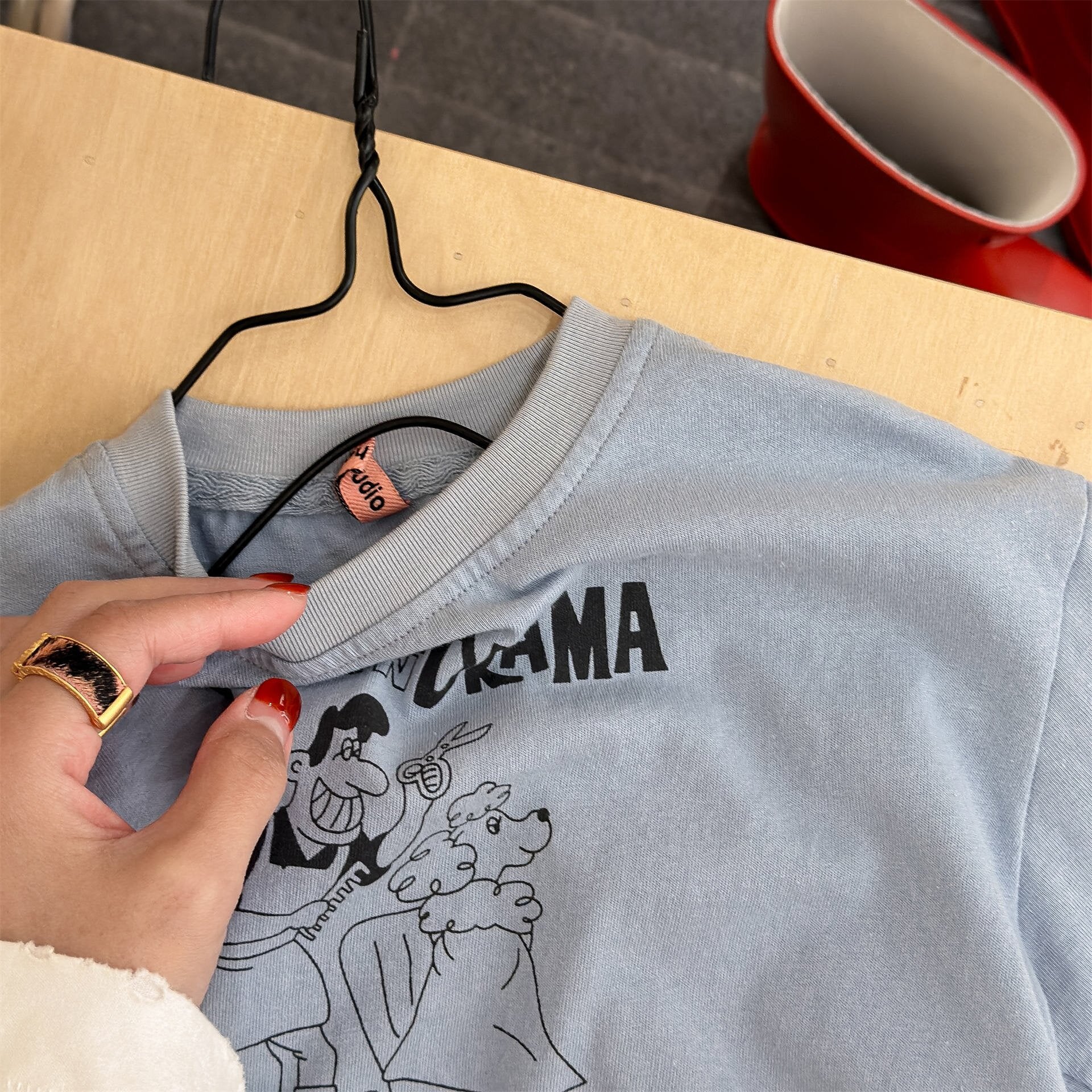 長袖Tシャツ Long-Sleeve Cotton Sweatshirt 長袖 コットン スウェットシャツ【mh0012126】