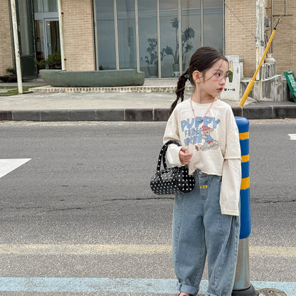 長袖Tシャツ Long-Sleeve Cotton Sweatshirt 長袖 コットン スウェットシャツ【mh0012126】