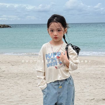 長袖Tシャツ Long-Sleeve Cotton Sweatshirt 長袖 コットン スウェットシャツ【mh0012126】