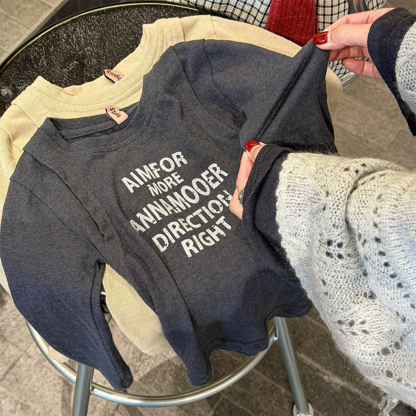 長袖Tシャツ Long-Sleeve Crewneck Sweatshirt 長袖 クルーネック スウェット【mh0012127】