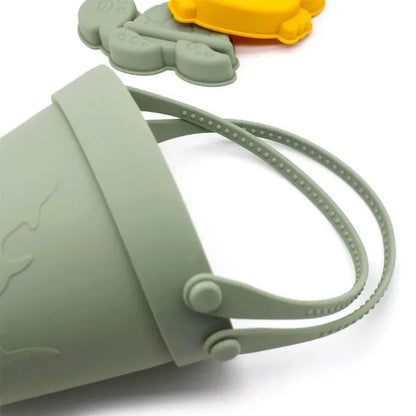 Toy (おもちゃ・木製玩具）etc. ＊メーカー直送＊ シリコンビーチトイセット お砂場遊びツール バケツ スコップ シャベル 8ピースセット【mh0005882】