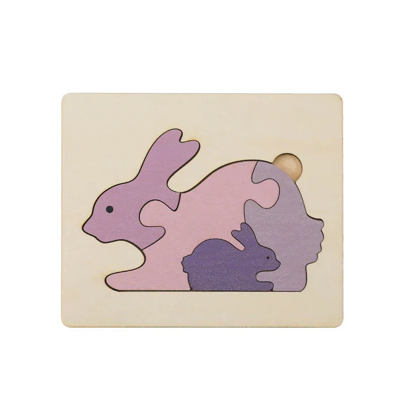 Toy (おもちゃ・木製玩具）etc. ジグソー パズル セット 木製 おもちゃ 動物 野菜 ボード マッチング【mh0001027】