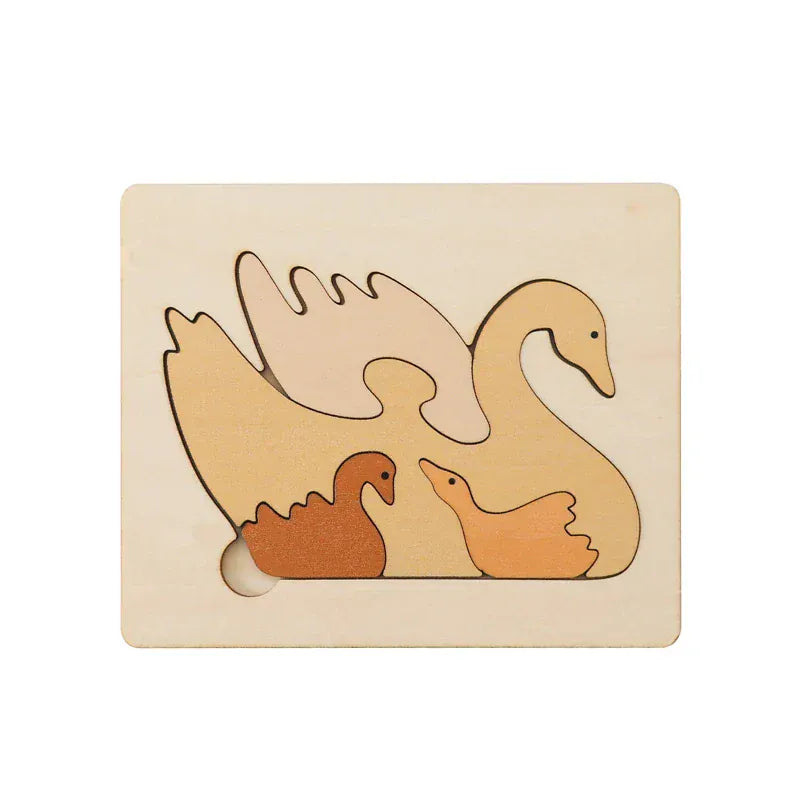 Toy (おもちゃ・木製玩具）etc. ジグソー パズル セット 木製 おもちゃ 動物 野菜 ボード マッチング【mh0001027】