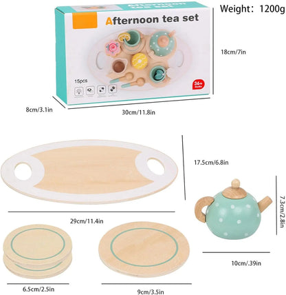 Toy (おもちゃ・木製玩具）etc. ＊メーカー直送＊ ベビーキッズ ウッドトイ おままごと アイスクリーム ティーパーティ 木製玩具【mh0005910】