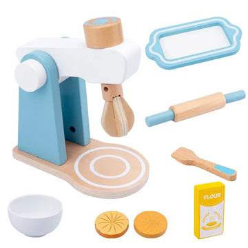 Toy (おもちゃ・木製玩具）etc. MR Blender ウッドトイ 木製 おままごと トースター ブレンダー ミキサー 電子レンジ クッキング セット キッチンツール【mh0001570】