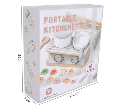 Toy (おもちゃ・木製玩具）etc. White ＊メーカー直送＊ キッズトイ ウッドトイ おままごと 焼き鳥 BBQ キッチンツールセット【mh0005953】