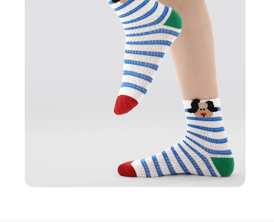 Mesh Cartoon Socks アニマル メッシュ靴下【mh0013024】 momobobi ベビー用靴下・タイツ